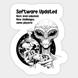 Aliens Among Us Earths newest software update. Next level unlocked. New challenges, same players. Sticker